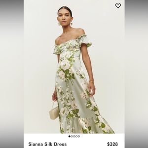 Reformation Sianna Silk Dress size 8
